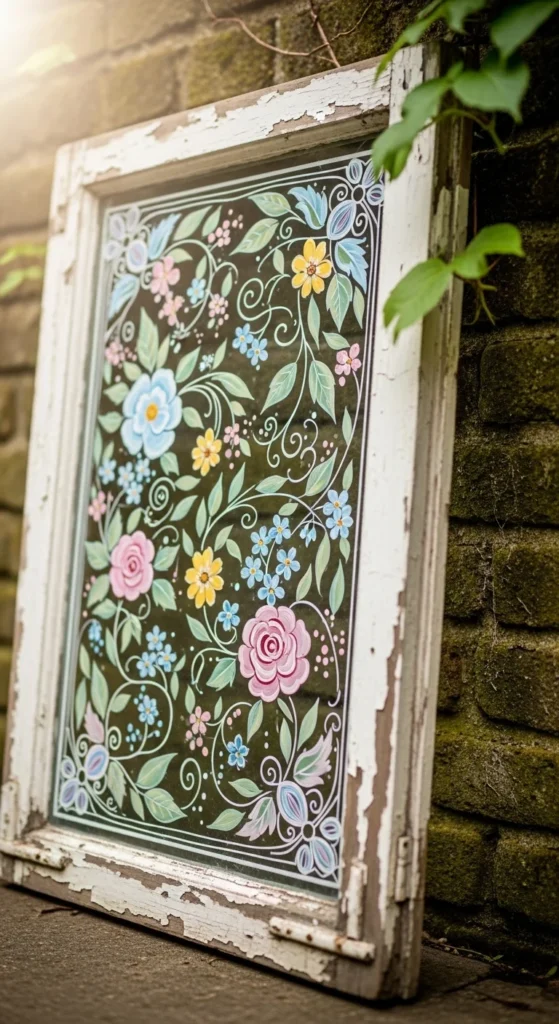 Vintage Window Pane Sign