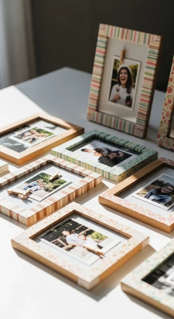 Washi Tape Picture Frames