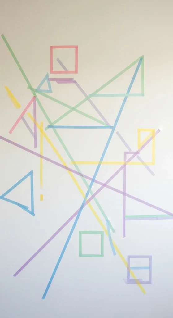 Washi Tape Wall Designs