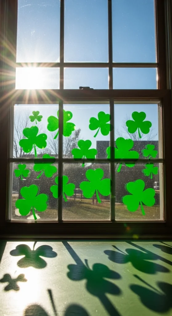Window Shamrocks