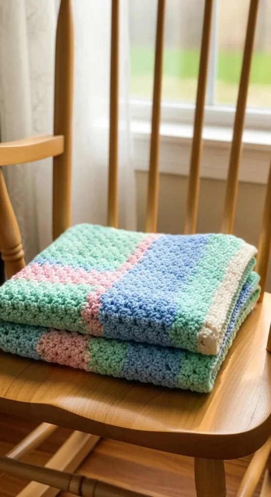 how to crochet a baby blanket