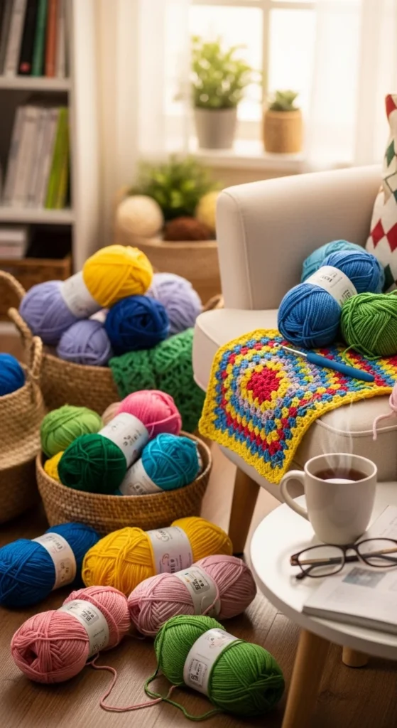 how to crochet a granny square