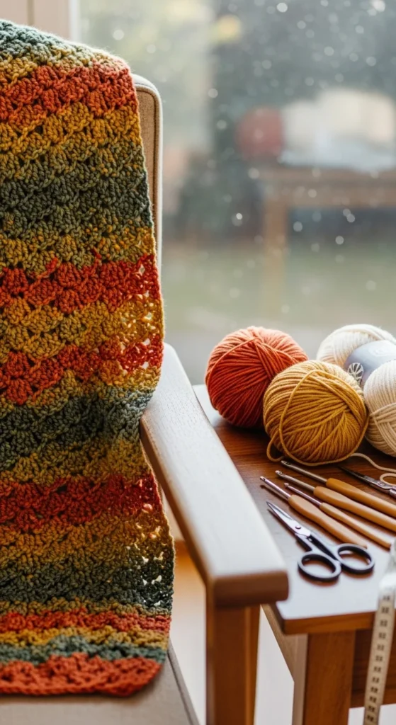 how to crochet a scarf