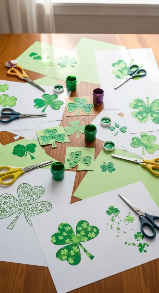 shamrock stencils