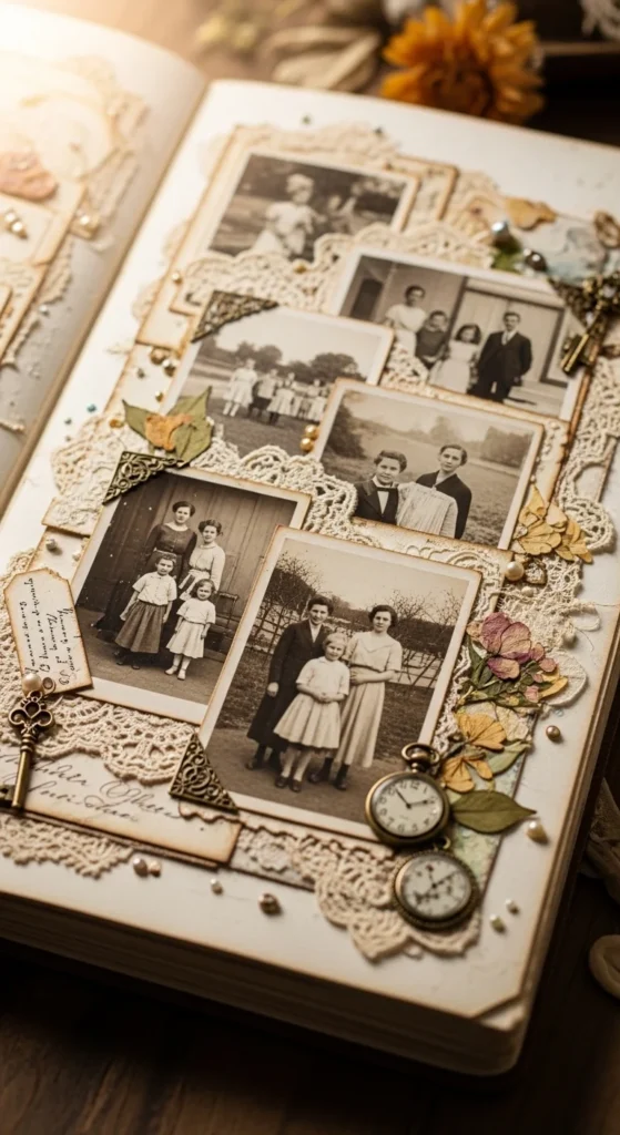vintage scrapbook ideas