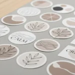 21 Neutral Aesthetic Stickers That Match Every Color Palette