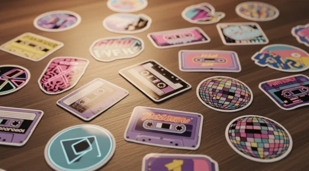 23 Retro Aesthetic Stickers That Give Major Throwback Energy