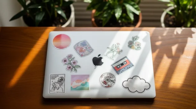 26 Aesthetic Laptop Stickers That Make Your Tech Look Trendy