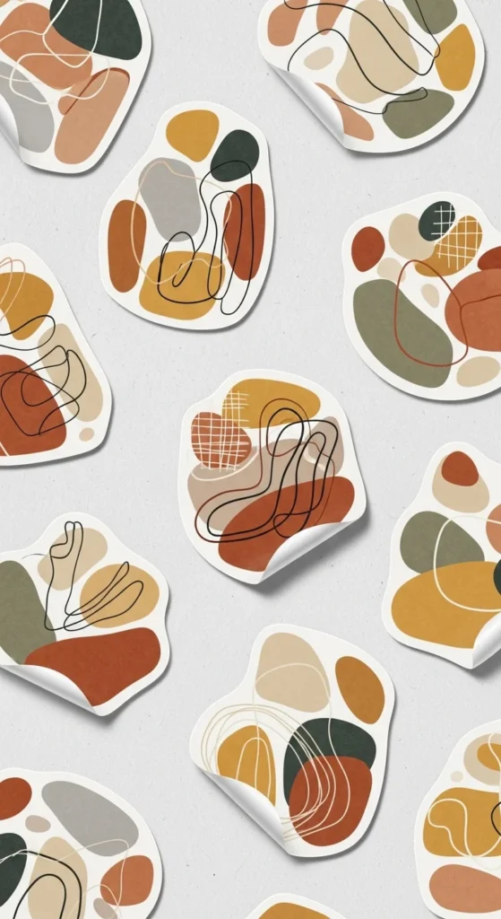 Abstract Art Stickers