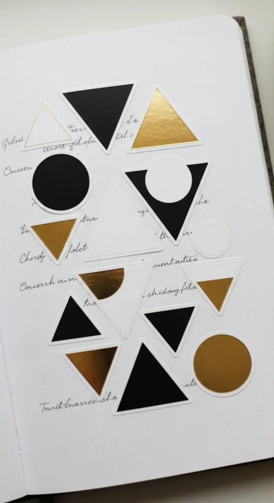  Abstract Geometric Stickers