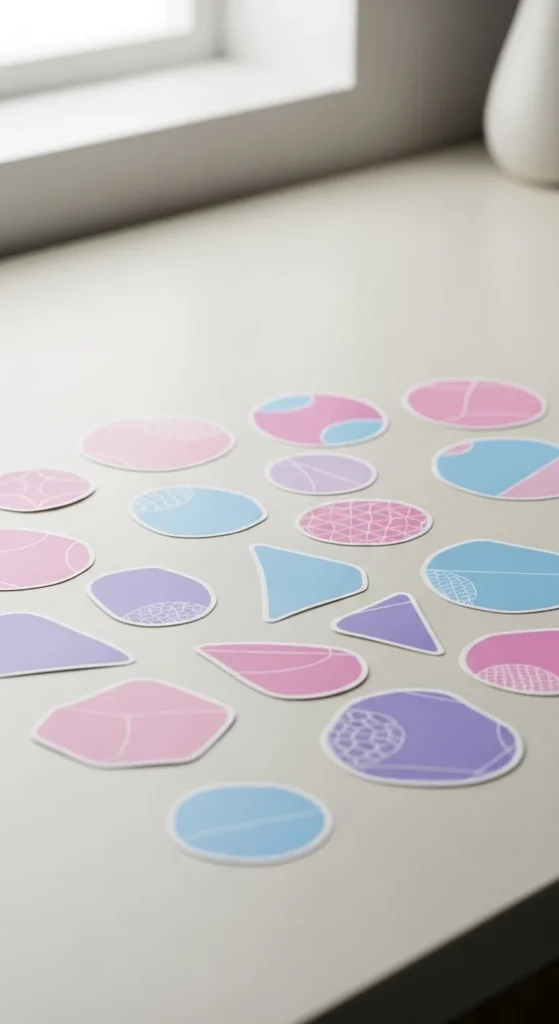  Abstract Pastel Shapes