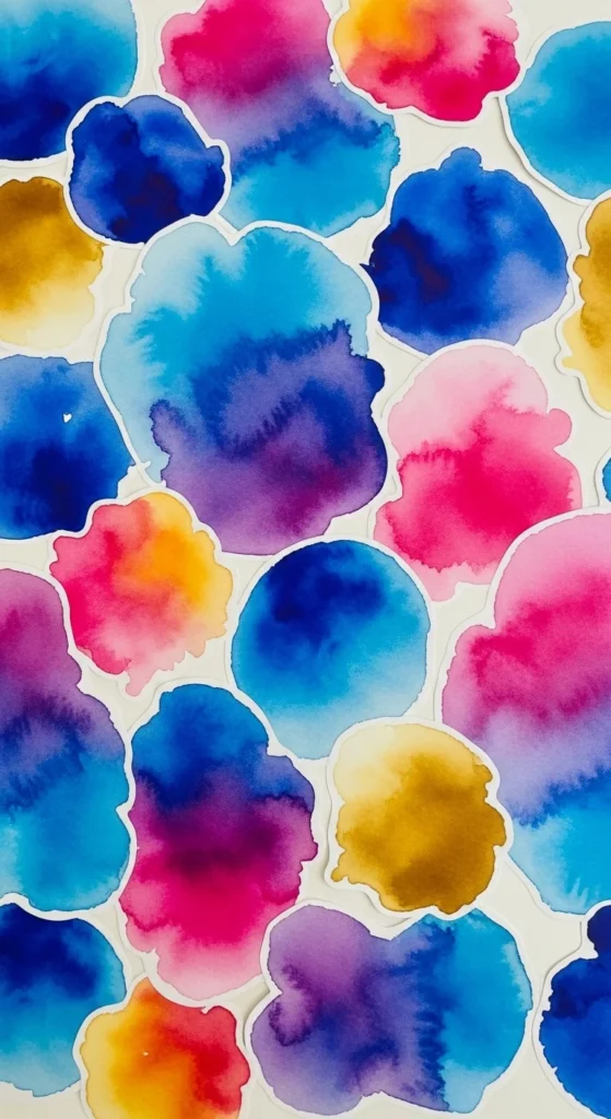 Abstract Watercolor Blends