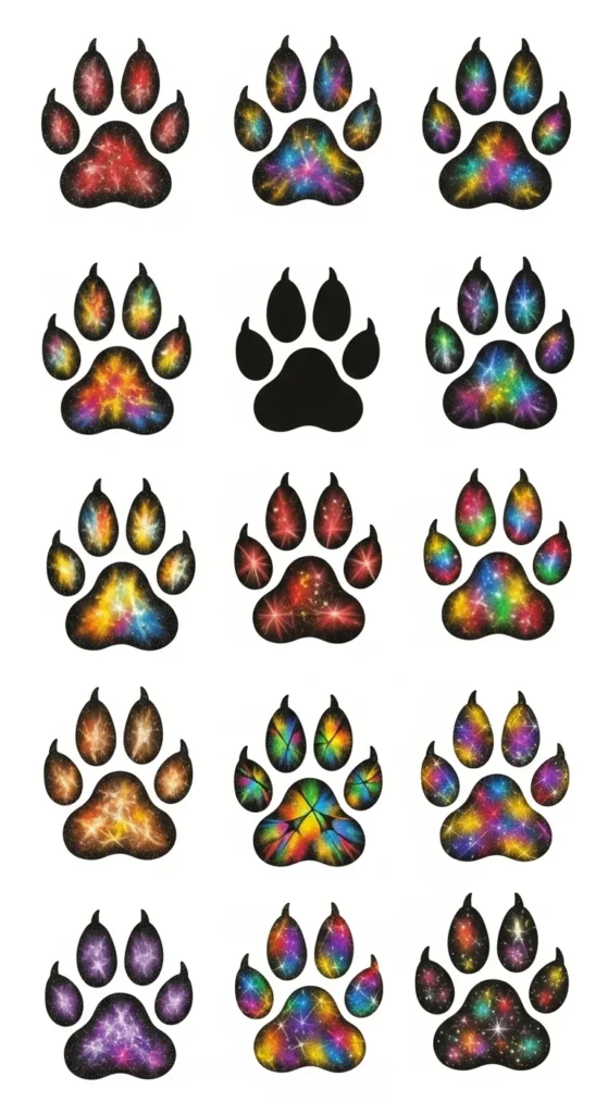 Animal Paw Print Stickers