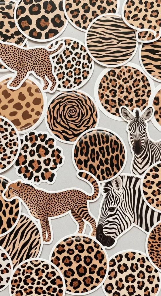 Animal Print Stickers
