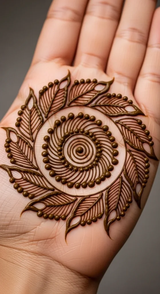 Artistic Feather Swirls