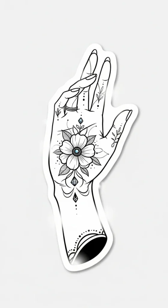 Boho Hand Stickers