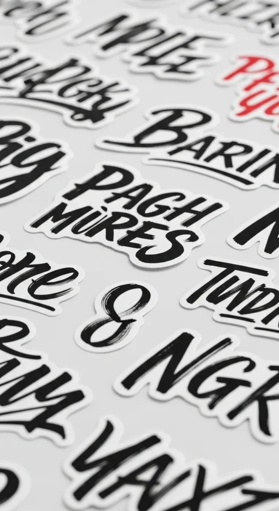 Bold Brushstroke Fonts