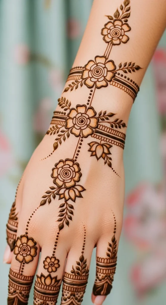 Chic Floral Bracelet Design