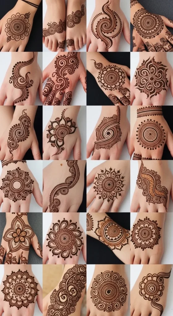 Curved Swirl Mandala