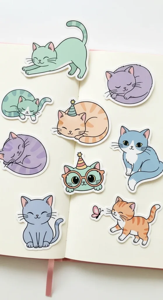 Cute Cat Stickers