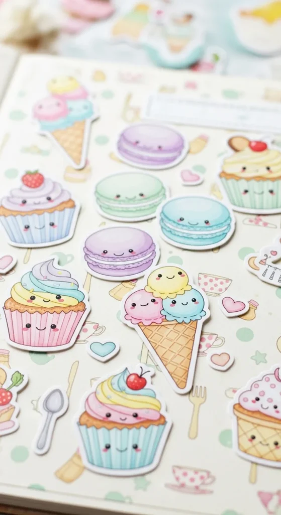 Cute Dessert Stickers