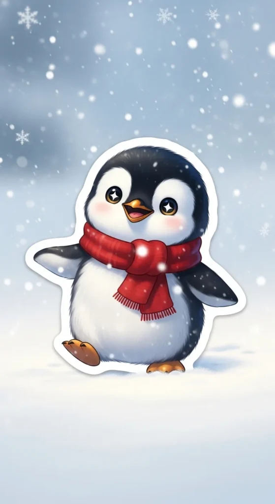 Cute Penguin Stickers