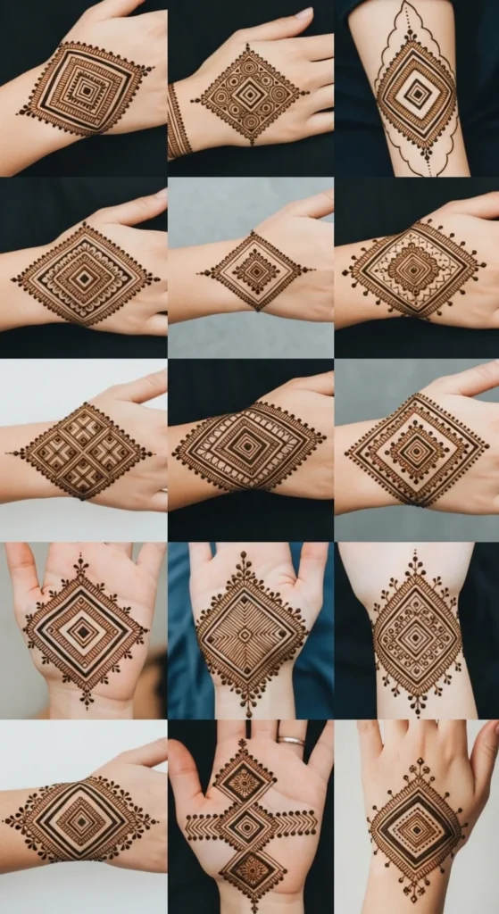 Diamond Geometric Mandala