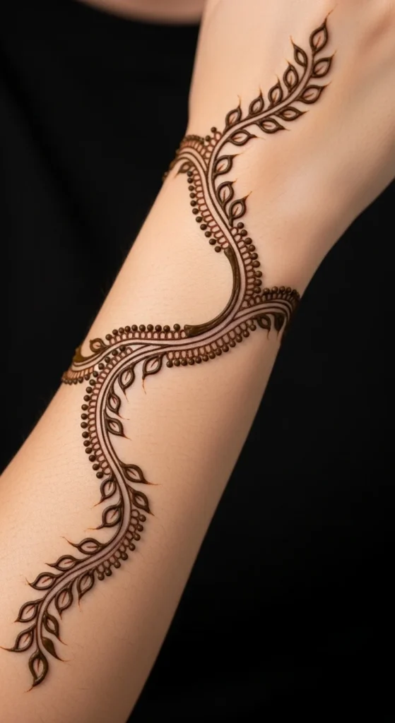 Elegant Vines Along the Wrist