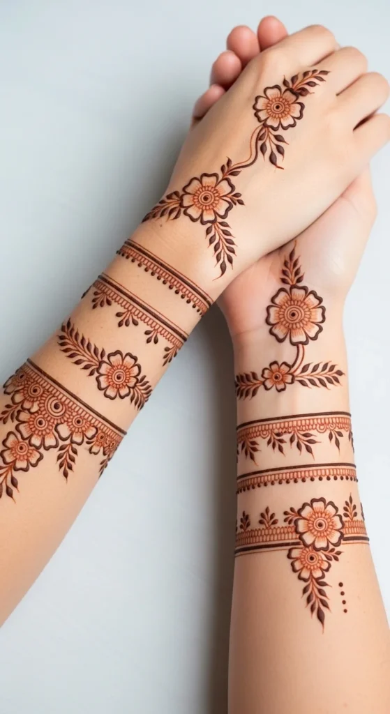 Floral Cuffs for the Wrist