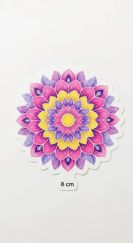Floral Mandala Stickers