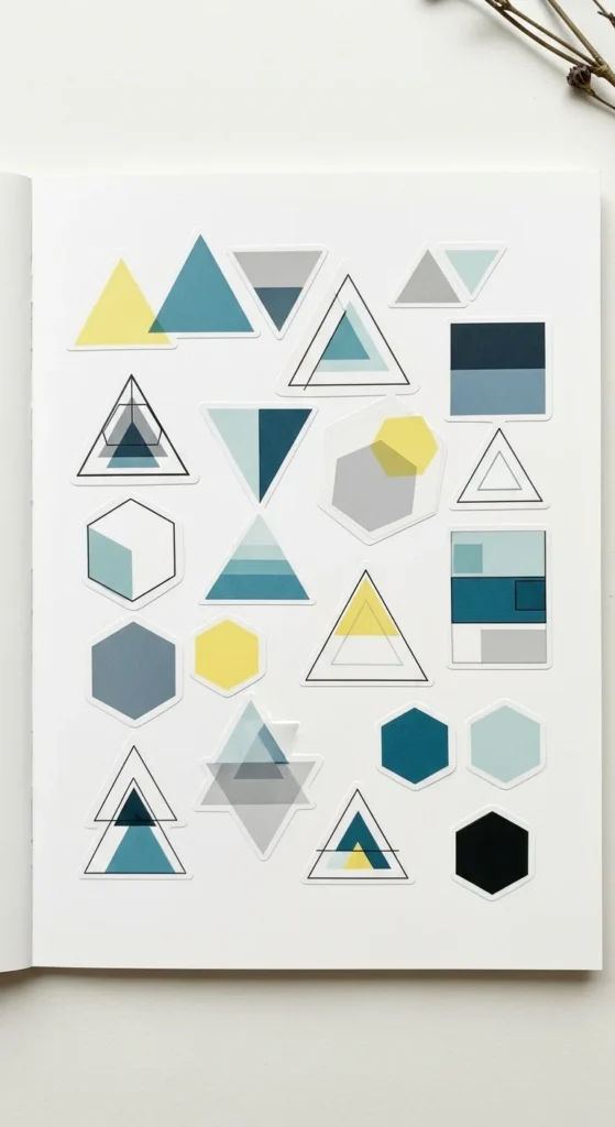 Geometric Shapes Stickers