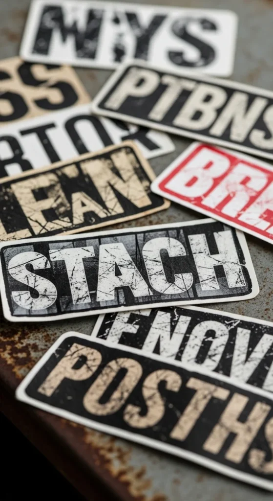 Grunge Typography with Texture