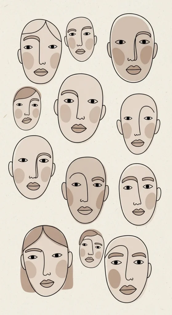Hand-drawn Faces