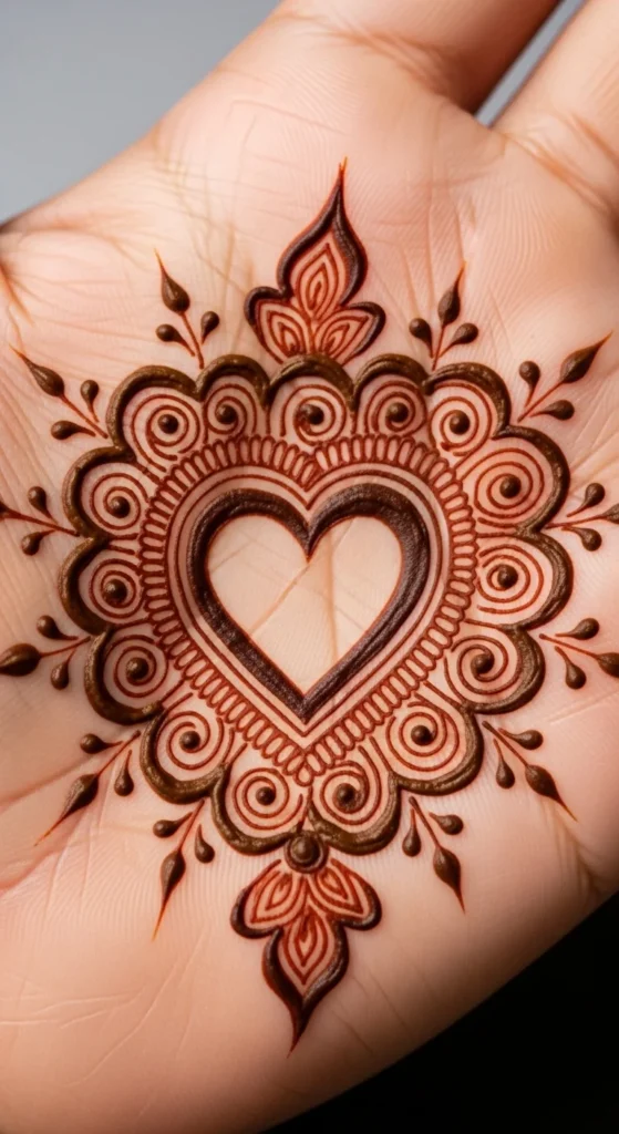 Heart-Shaped Centerpiece