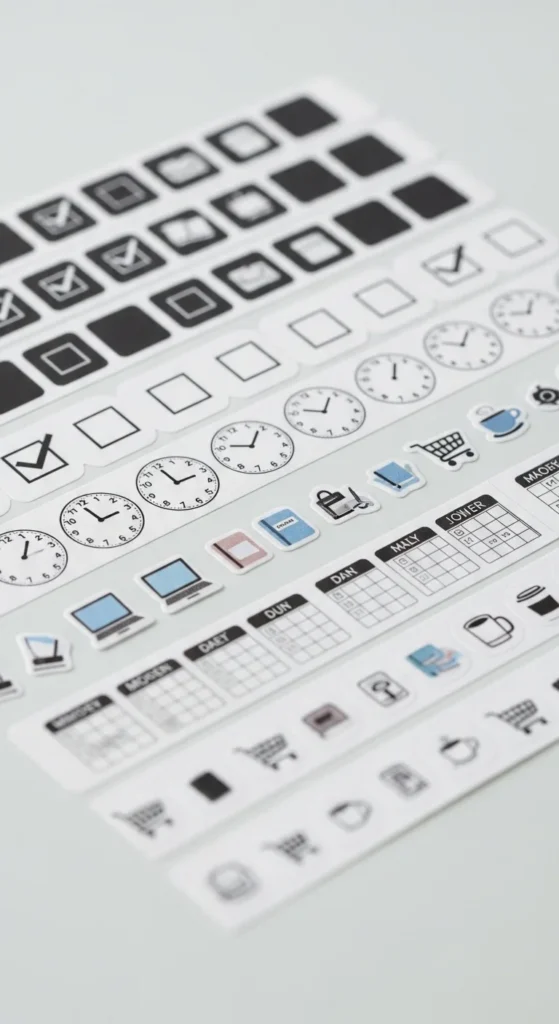 Icon Stickers for Tasks