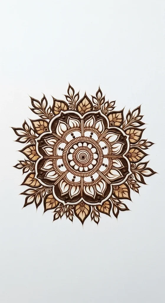 Leafy Mandala with a Twist