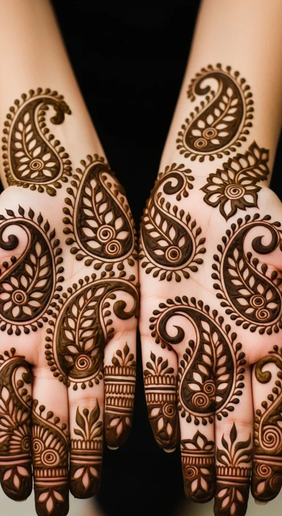 Leafy Paisley Design