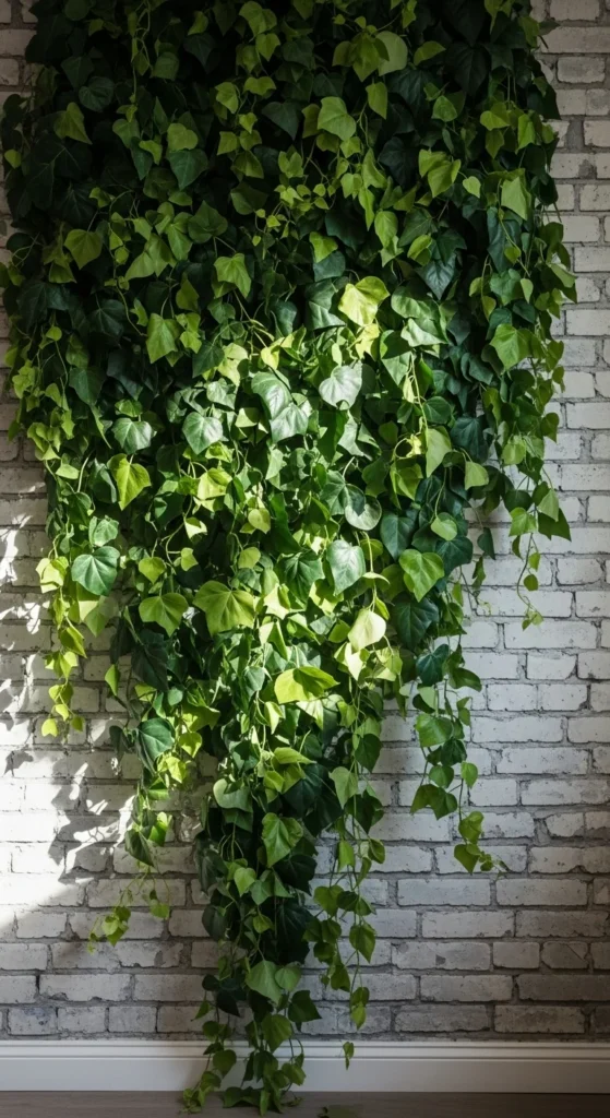 Lush Green Ivy Leaves