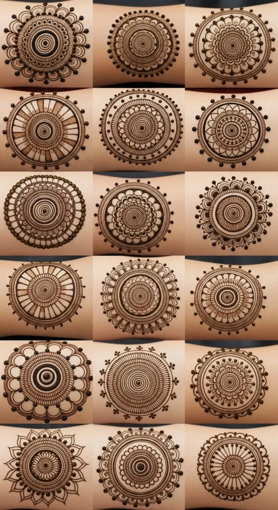 Minimal Mandala With Rings