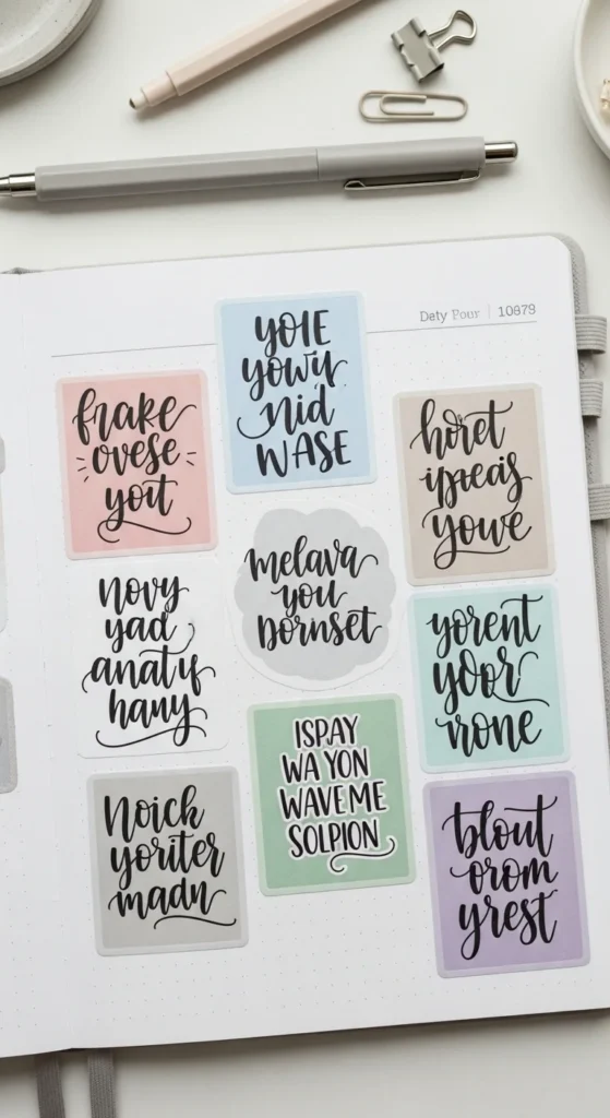 Motivational Quote Stickers