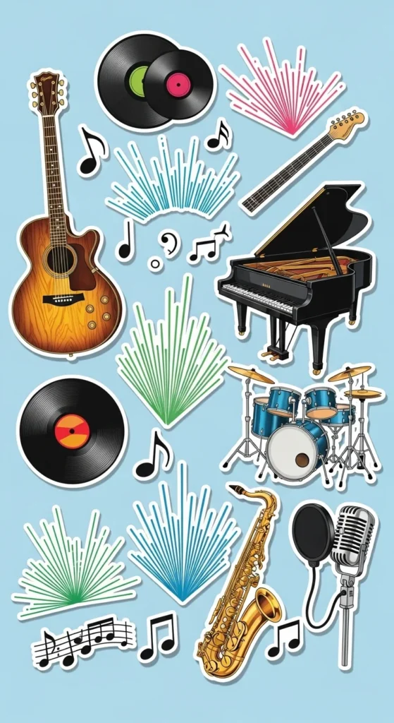 Music Lover Stickers