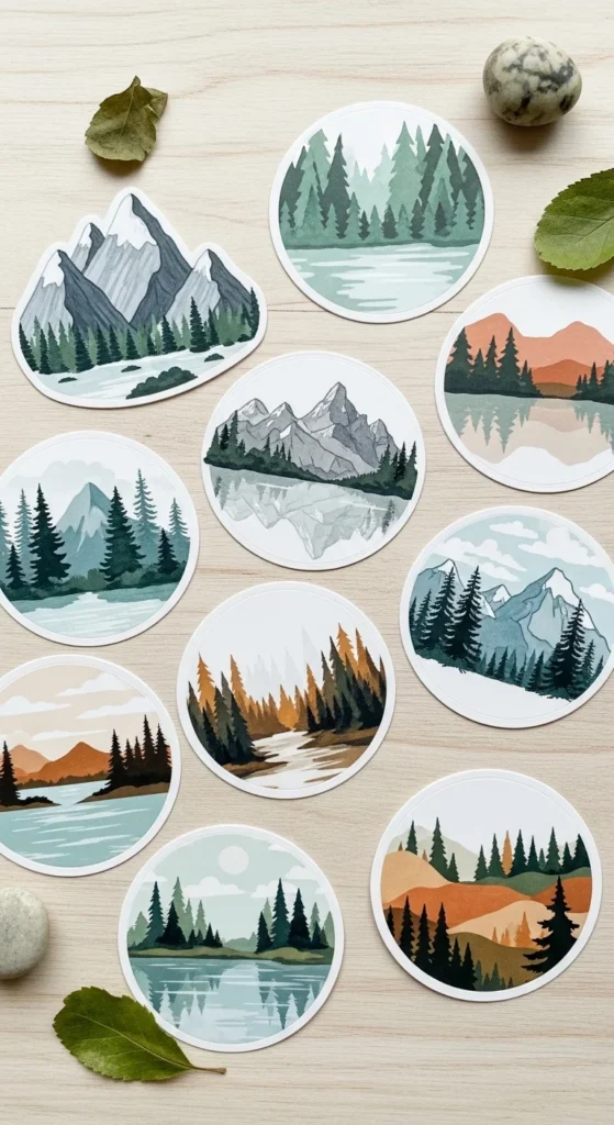 Nature-Inspired Stickers