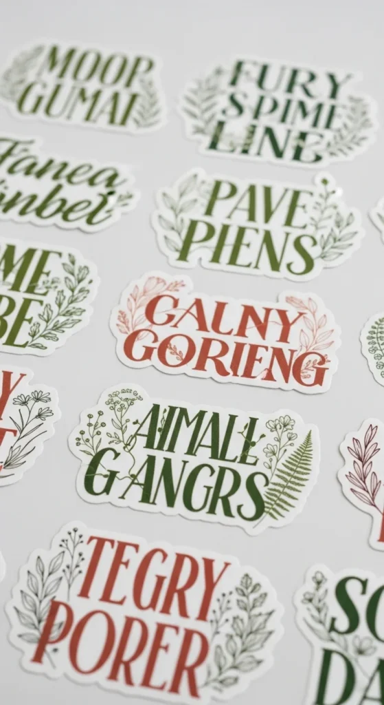 Nature-Inspired Typography