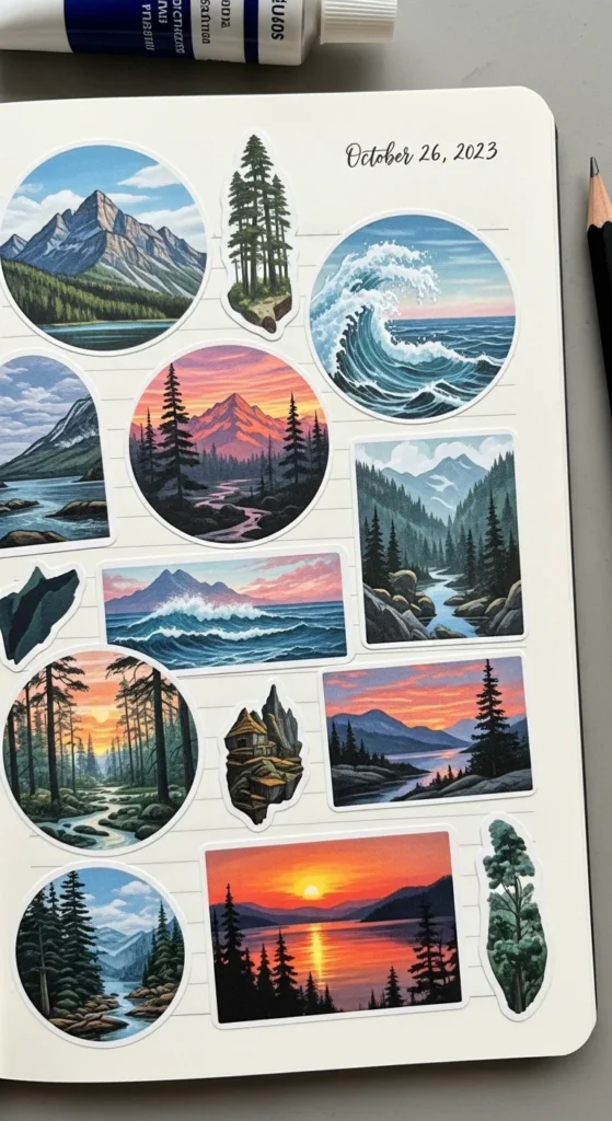 Nature and Landscape Stickers