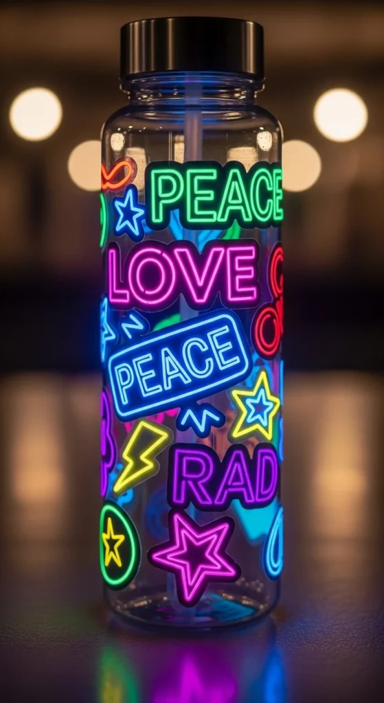 Neon Light Stickers