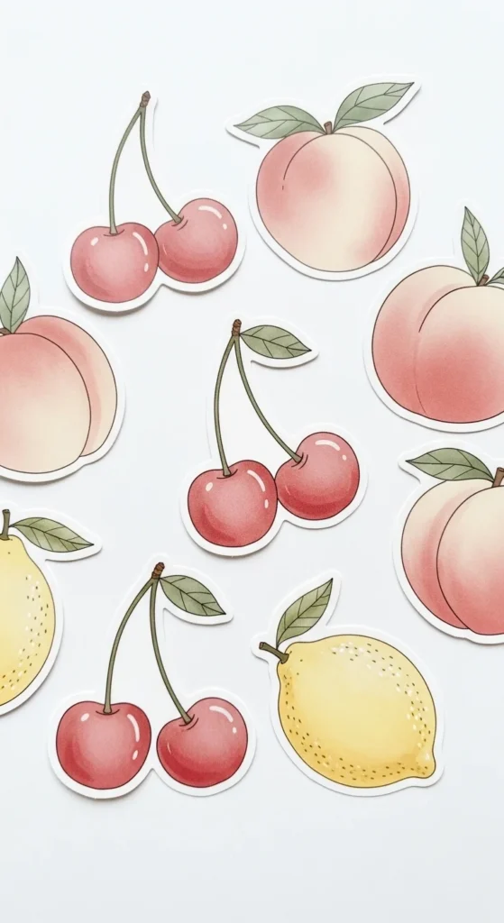 Pastel Fruit Designs