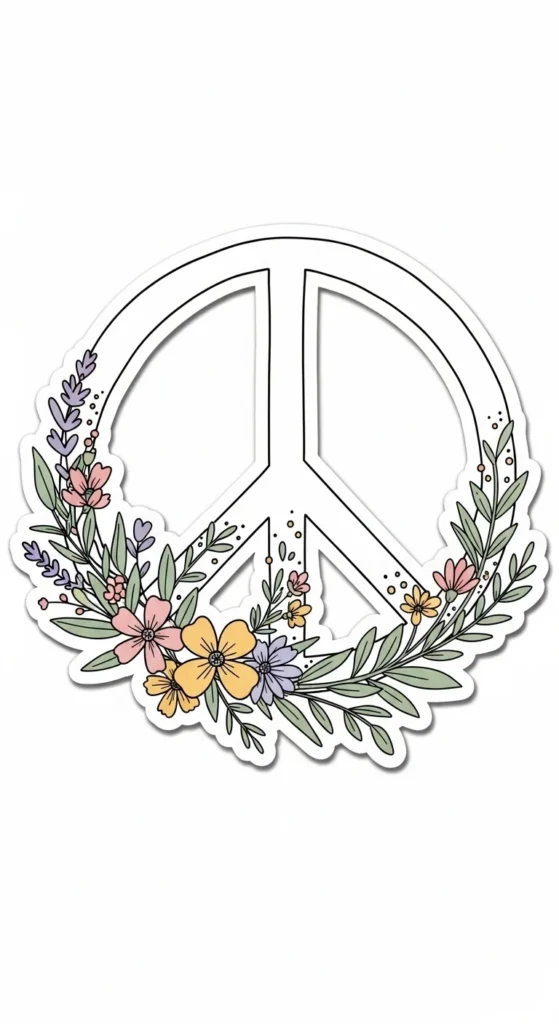 Peace Sign Stickers