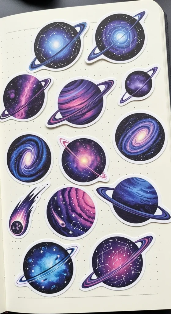 Planet Stickers