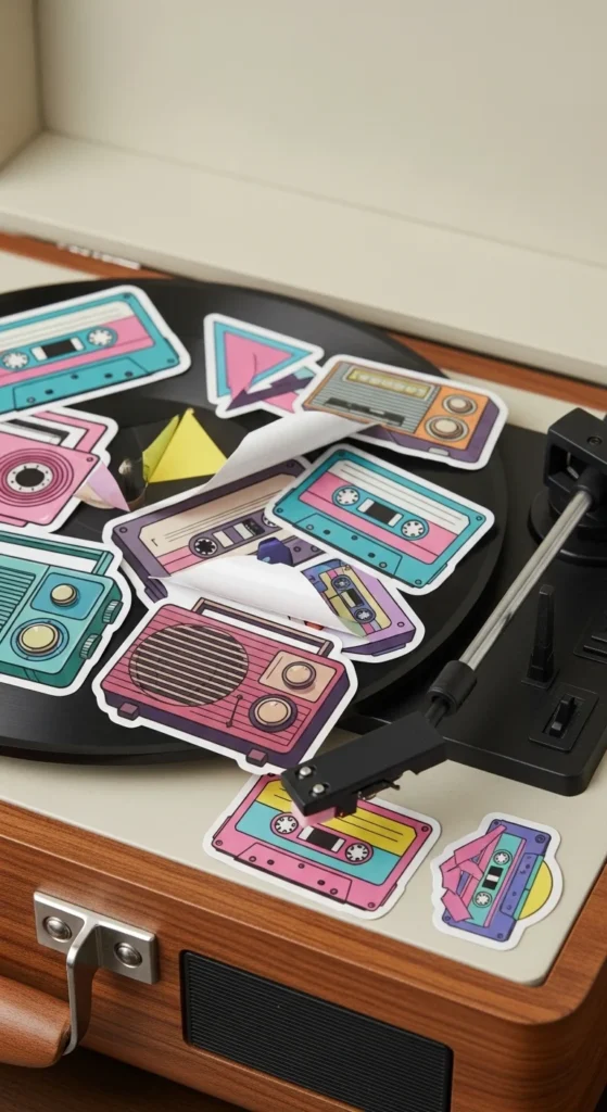 Retro Vibes Stickers