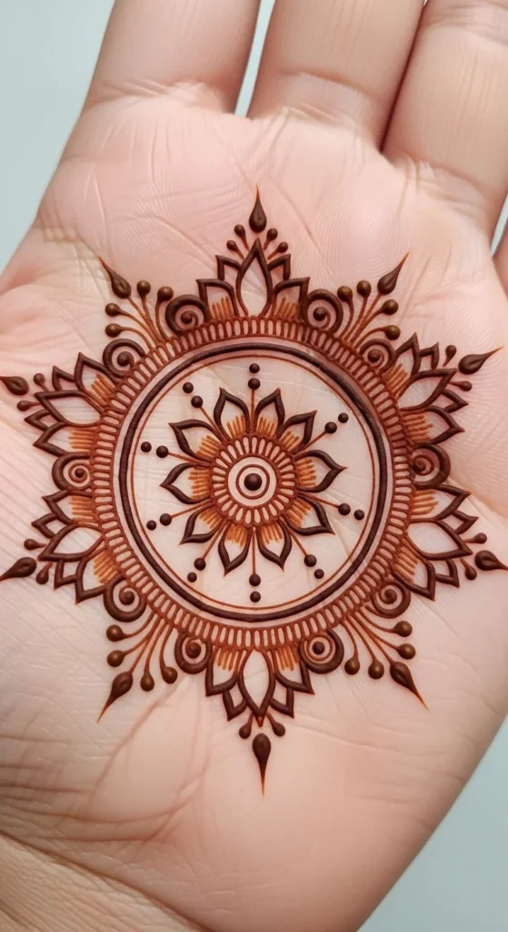Simple Circular Mandala